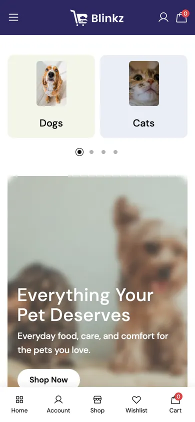 Vivid theme on mobile